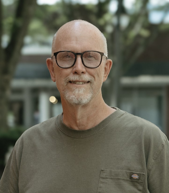 Dan Smith, part of the leadership team at Gateway Church in Waynesville, NC smiling